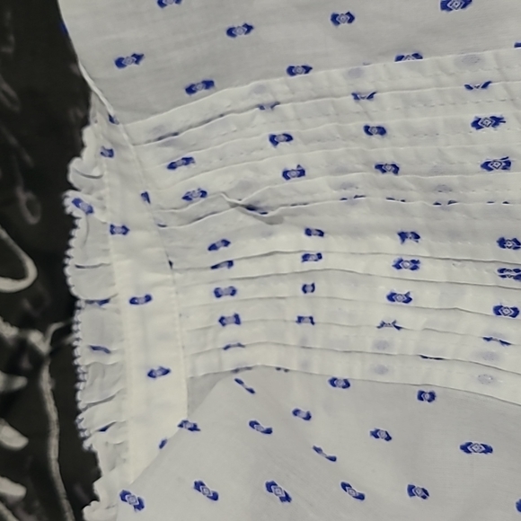 Lucky Brand blouse, ruffled, pleated - Picture 15 of 16